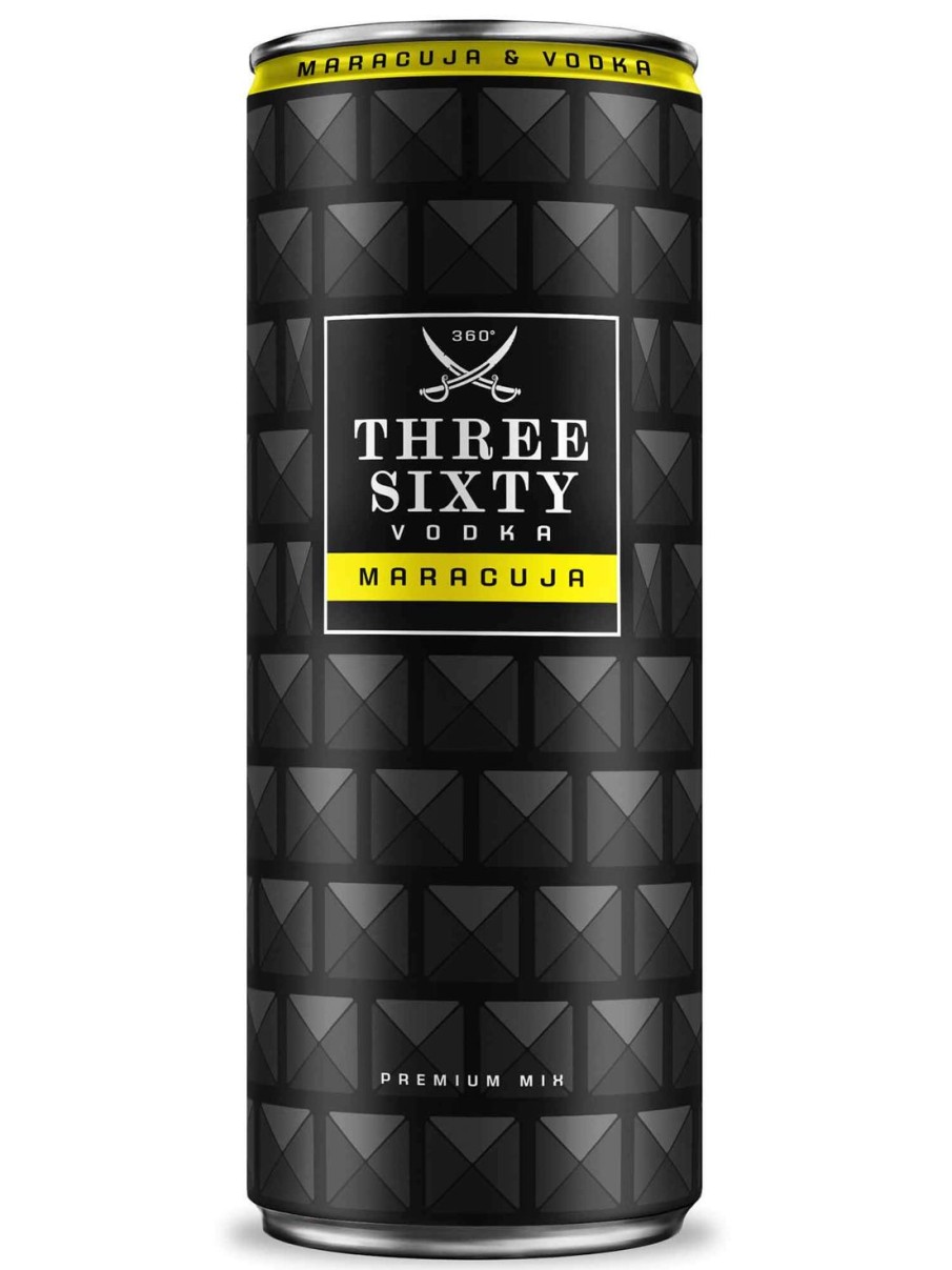 Three Sixty Three Sixty Vodka Maracuja 0,33L 10%Vol. | Premix