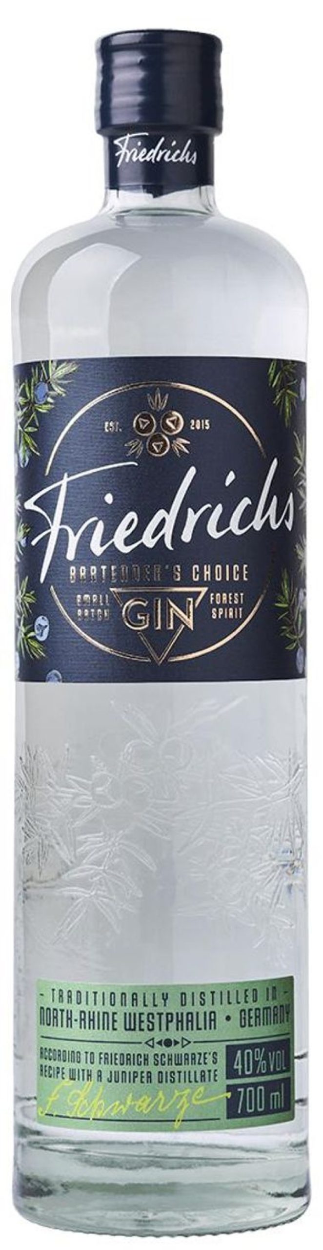 Friedrichs Dry Gin Friedrichs Gin Bartenders Choice 0,7L 40% Vol. | Geschenkideen