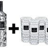 Three Sixty Three Sixty Vodka 0,7L 37,5% Vol. + 4X Three Sixty Glaser 0,3L | B-407445 | Bundle&Artikel