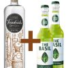 schwarze-schlichte Friedrichs Dry Gin 0,7L 45% Vol. + 2X Soda Libre The Basil 0,33L | B-886565 | Bundle&Artikel