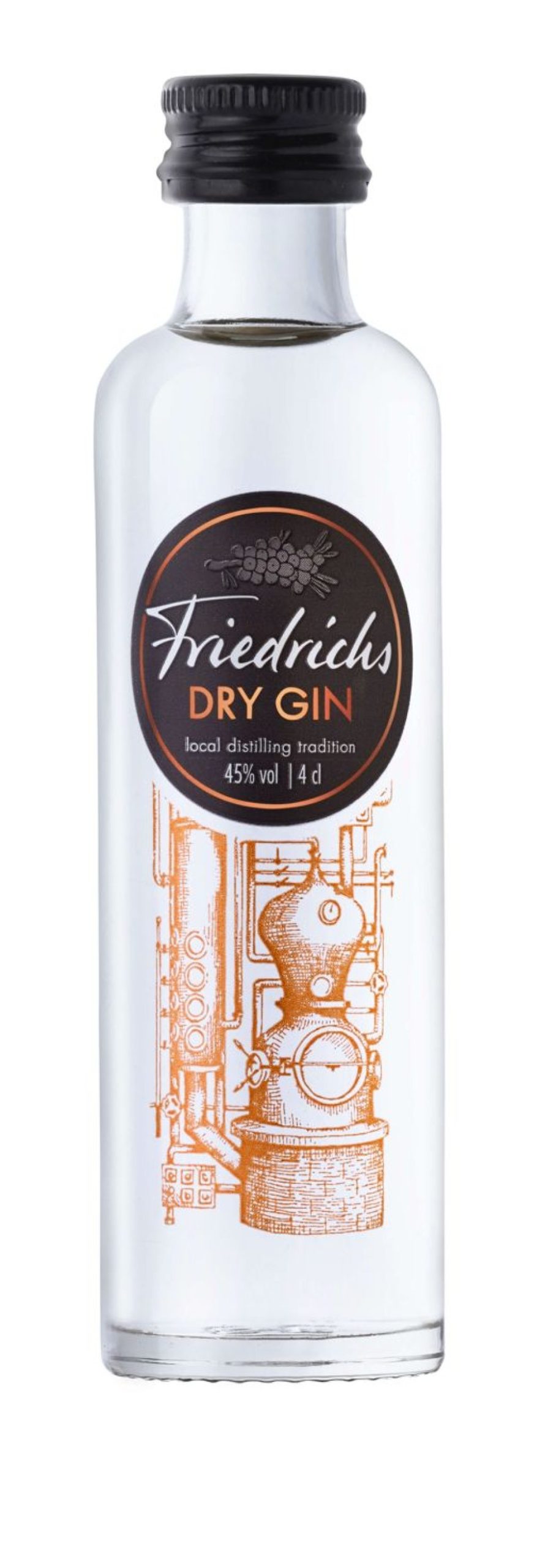 Friedrichs Dry Gin Friedrichs Dry Gin 0,04L 45% Vol. | Klare Spirituosen