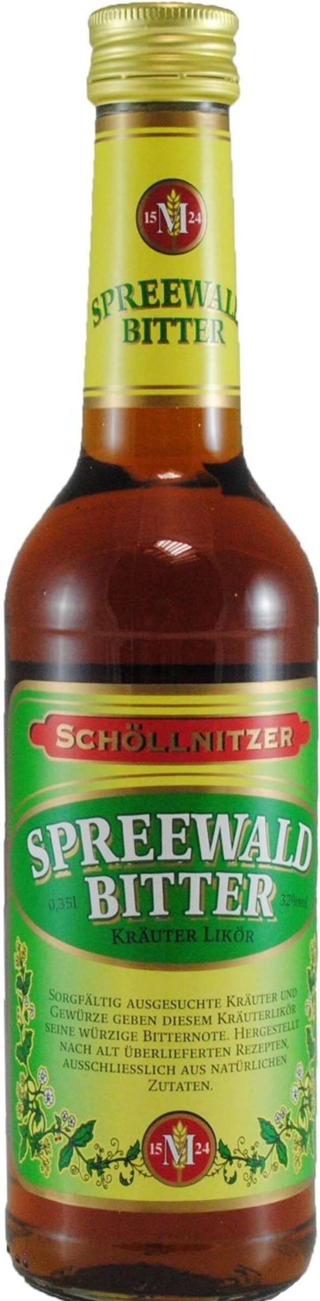 Schf6llnitzer Schollnitzer Spreewald Bitter 32% Vol. 0,35L | Krauterlikore