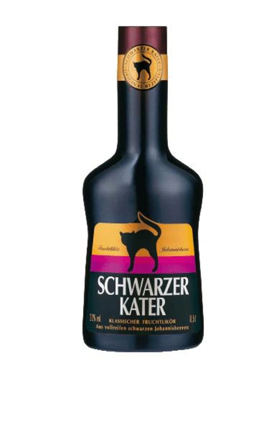 Schwarzer Kater Fruchtlikor Schwarzer Kater 0,5L Mit 22% Vol. | Likore