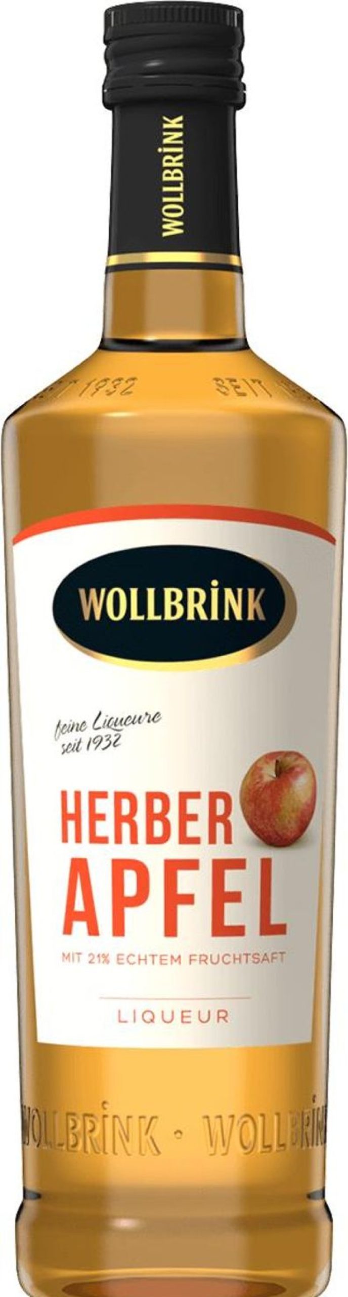 Wollbrink Spirituosen Wollbrink Herber Apfel 15% 0,7 L | Likore