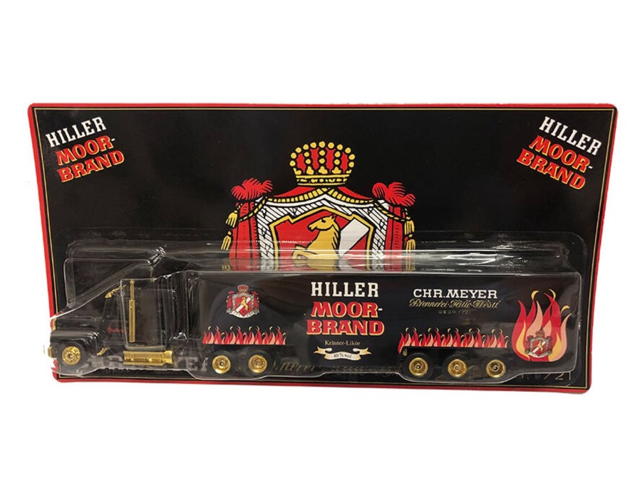 Wollbrink Spirituosen Hiller Moorbrand Miniatur-Truck | Geschenkideen