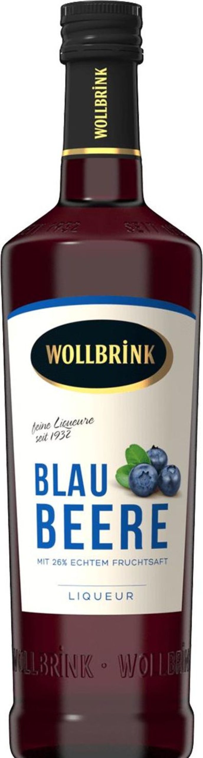 Wollbrink Spirituosen Wollbrink Blaubeere 15% 0,7L | Likore