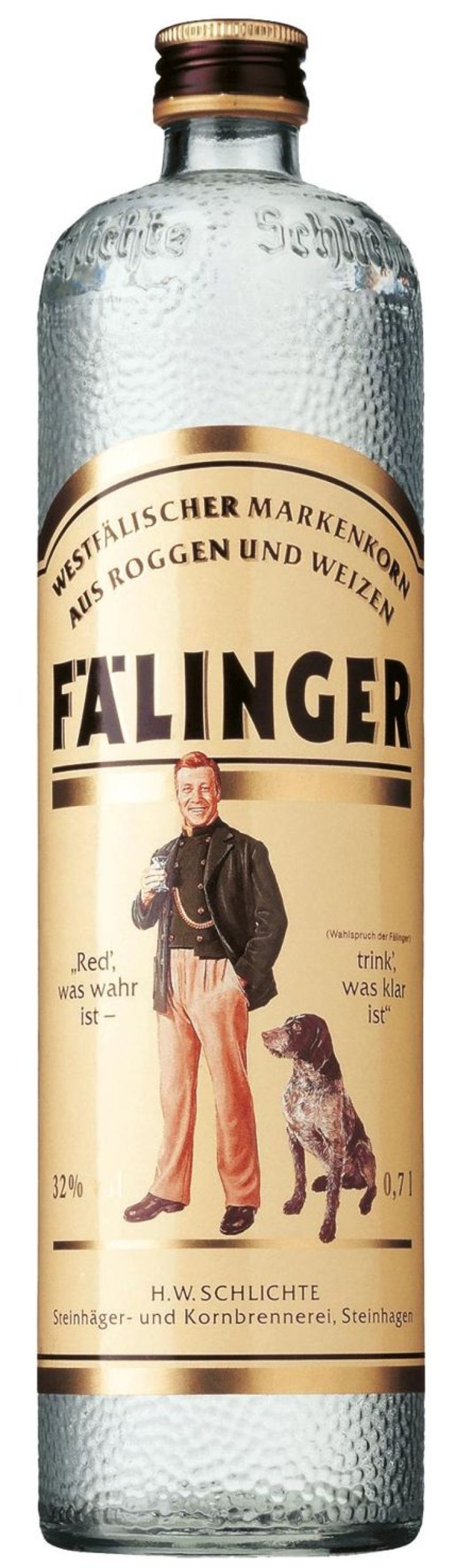 Flinger Falinger Korn 0,7L 32% Vol. | Klare Spirituosen