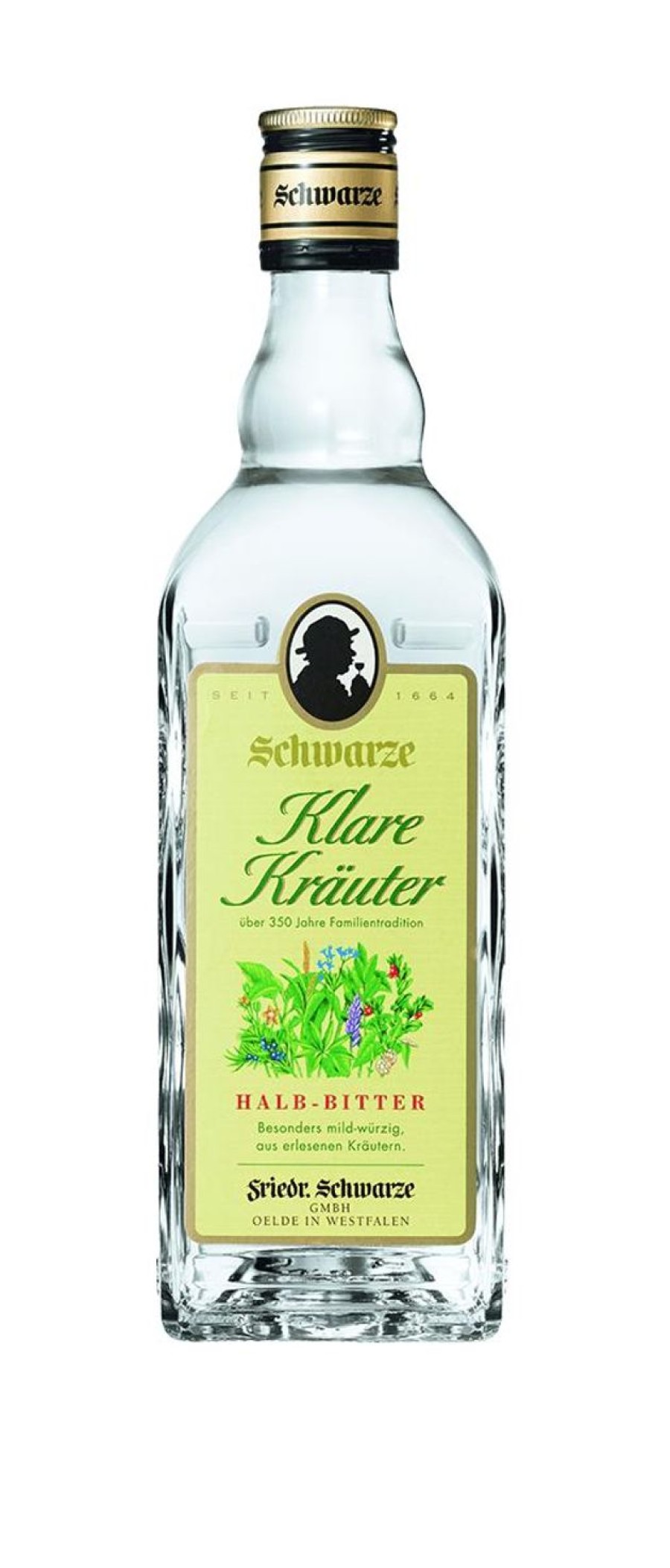 Friedr. Schwarze Schwarze Klare Krauter 0,7L 32% Vol. | Krauterbitter